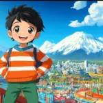 ケビンさんの息子の写真を、アイタイムズジャパンが加工したもの。