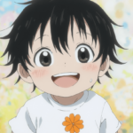 プライバシー保護加工、健一さんの息子の写真。