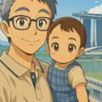 リョウさんは、愛する娘と過ごしていた頃の写真を提供してくれた。